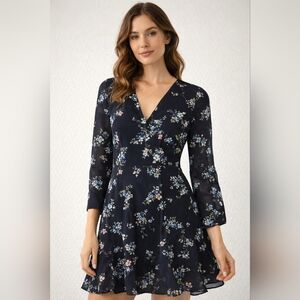 Floral Long Sleeve Dress